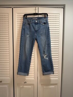 Joe's Jeans Light Blue Distressed Boyfriend Jeans